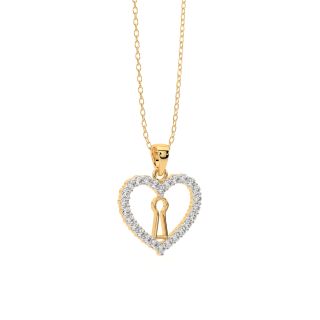 Elite Heart Diamond Pendant